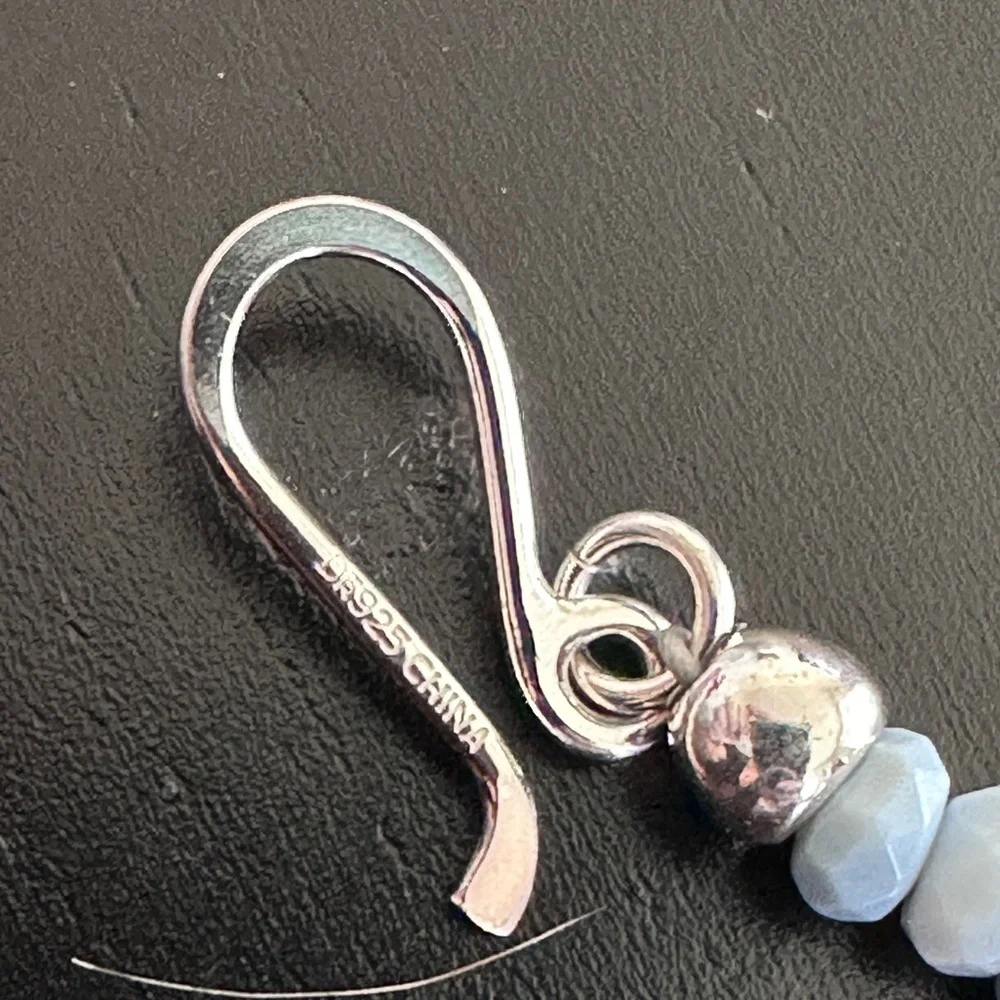 Blue Opal beaded Necklace by Jay King - Picture 7 of 8